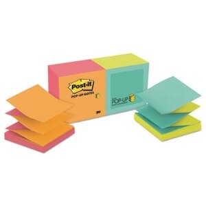 Post-it Pads in Rio de Janeiro Colors 3 x 3 90-Sheet 5/Pack 6545SSUC