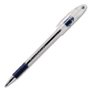 Pentel R.S.V.P. Ballpoint Pens Fine Point 0.7 mm Clear Barrel Blue