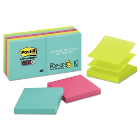 10PK Sticky Notes 2800 Sheets Mini Memo Pads Post Self Adhesive Office 1.5  X 2