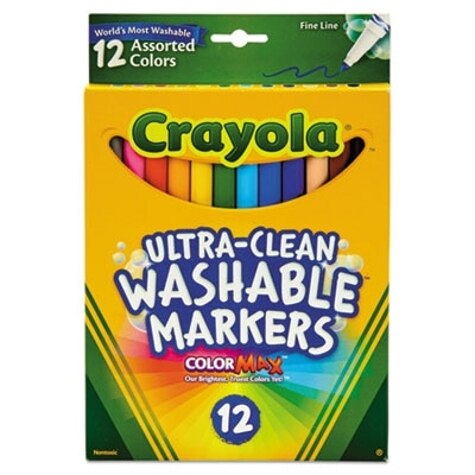 Double-Tip Washable Markers 10/Pk