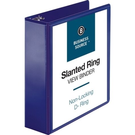 3 Ring Binders, 1 D Rings, Holds 240 Sheets, Clearvue