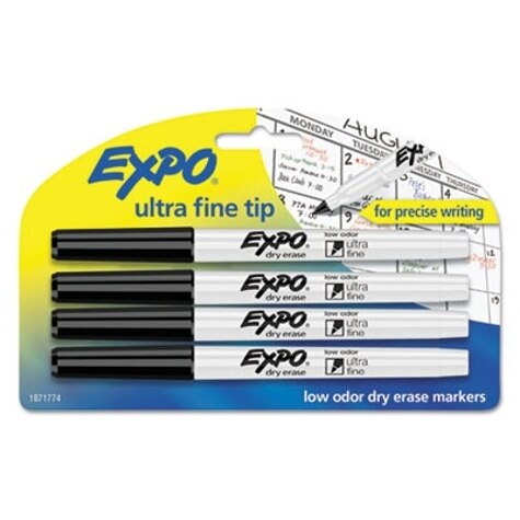 Dry Erase Markers, Low Odor Chisel Tip, 10 Pack, Assorted Colors