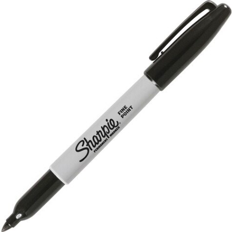 Sharpie 2059 Peel-Off China Marker, Red, 12-Pack 