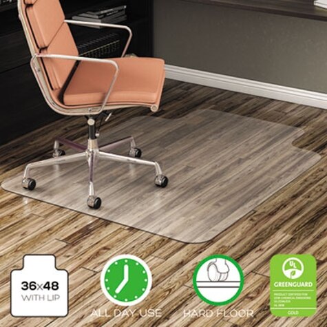 E.S. Robbins 36 x 48 Chair Mat for Hard Surface Floors in Clear