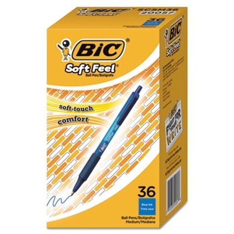 Bic Velocity Ballpoint Retractable Pen Blue Ink 1.6mm Bold Dozen