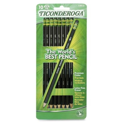 Ticonderoga My First Wood-Cased Pencils, Pre-Sharpened, 2 HB, With