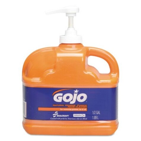 GOJO Natural Orange Lotion Hand Pumice Soap Citrus Scent 67 Oz