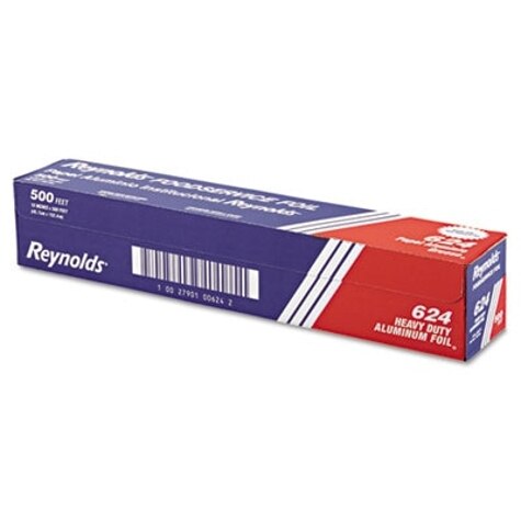 Reynolds Extra Heavy-Duty Aluminum Foil Roll, 24 x 500 ft, Silver