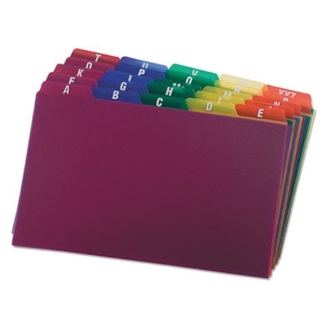 Oxford 4 x 6 Classic Manilla A-Z Index Card Dividers