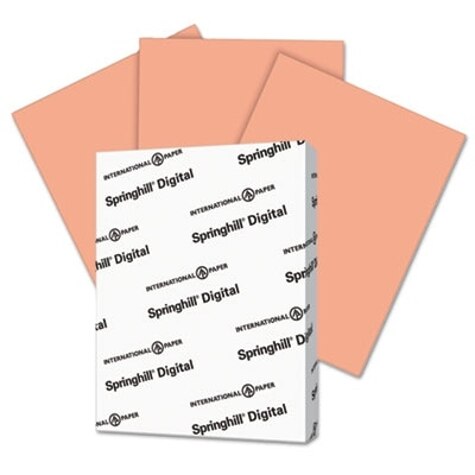  8.5 x 11 Salmon Pastel Color Cardstock Paper - Great