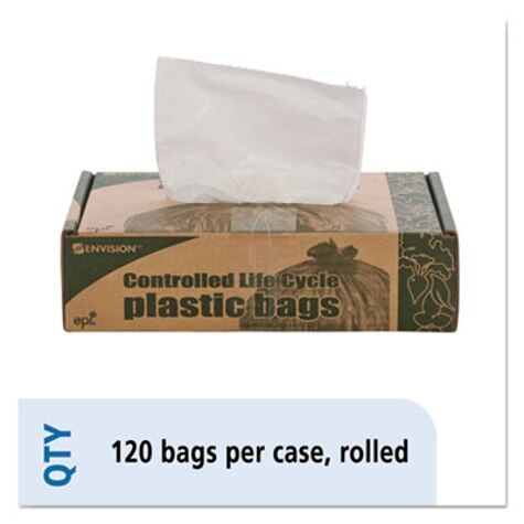 33 gal. 0.9 mil, 32.5 in. x 40 in. Black Linear Low Density Large Trash and Yard Bags (80/Carton)