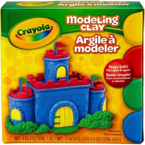 Crayola Model Magic Modeling Compound 8 oz each/Neon 2 lbs. 232413