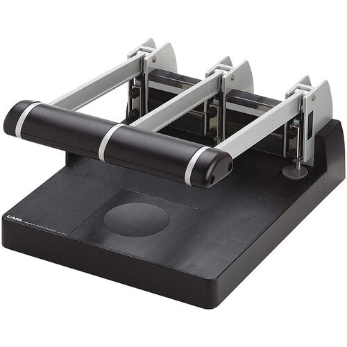 Office mate Heavy Duty 3 Hole Punch with Padded Handle, 40-Sheet Capacity,  Black (90089)