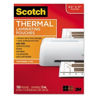 Universal Laminating Pouches, 5 mil, 2.13 x 3.38, Matte Clear, 25/Pack