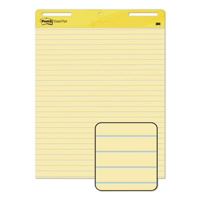 Pack-n-Tape  3M 559RP Post-it Easel Pad, 25 in x 30 in White