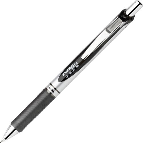 Pentel EnerGel-X Gel Pen - Conical - 0.7 mm - Black