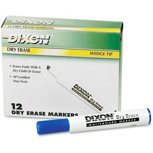 Marker Set, Dry Erase, Tube Type, Bullet Tip, 4 Colors