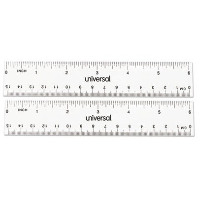 Westcott 10425 36 Wood Yard Stick with Metal Ends - 1/8 Standard