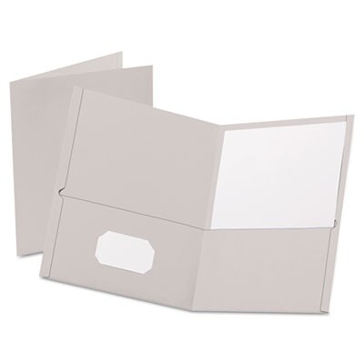 Clear Front Report Cover, Prong Fastener, 0.5 Capacity, 8.5 x 11,  Clear/Assorted, 25/Box - Western Stationers