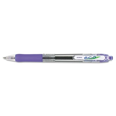 Pentel Rsvp Stick Pen - Fine Pen Point Type - Violet Ink - Clear Barrel (bk90v)