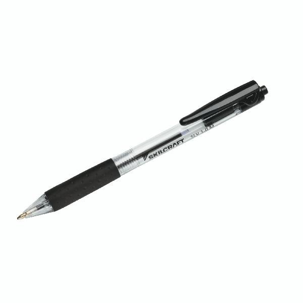 Advantus Binder Pencil Pouch, 10 x 7 3/8, Black/Clear