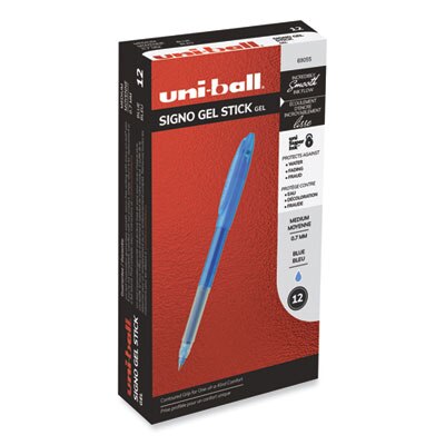 S-Gel Fashion Barrel Gel Pen, Retractable, Medium 0.7 mm, Black Ink, Pearl  White Barrel, Dozen