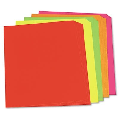 Sunworks Construction Paper, 58lb, 12 X 18, Red, 50/Pack P6107, 1
