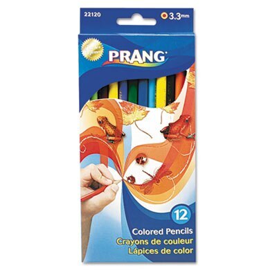 Prismacolor Col-Erase Pencil with Eraser, 0.7 mm, 2B (#1), Scarlet