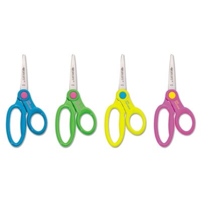 Westcott 5 Hard Handle Kids Scissors, Blunt, Assorted Colors (13130)