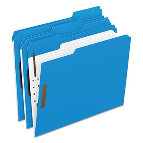 File Backs with 2 Capacity Prong Fasteners, 1 Fastener, Legal
